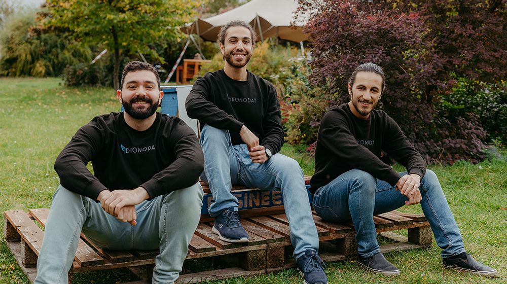 Ahmad Qadoura, Mahmoud Sarhan und Amro Al-Zoubi (c) Jana Dünnhaupt Uni Magdeburg